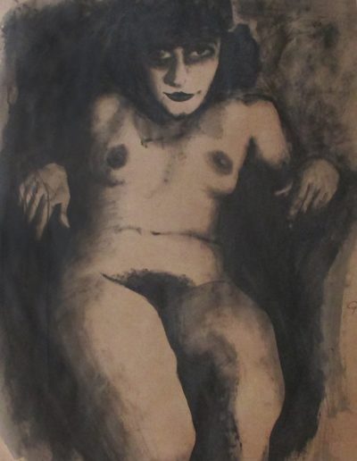 "Weimar", acrylic on paper, 36x46", 2015